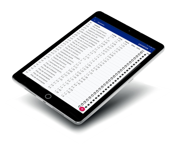 Tablette outil ADI-TAB