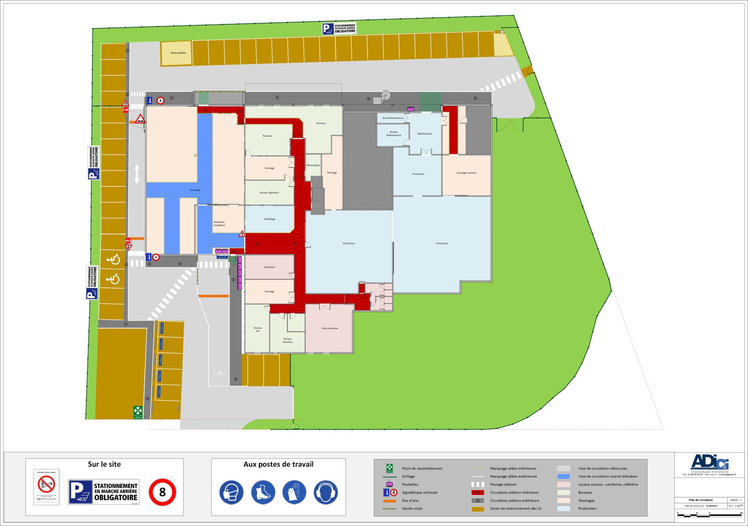 Plan de circulation