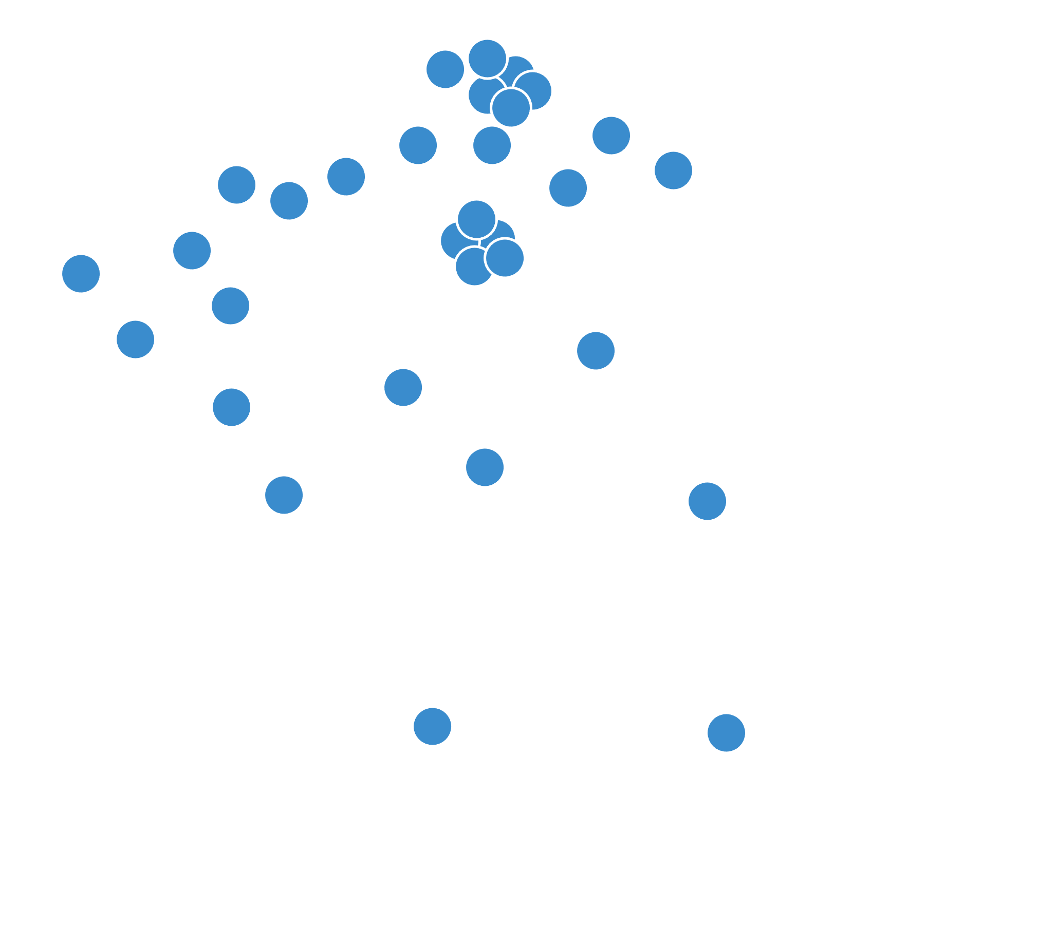 Carte de France avec lieux des interventions ADICI