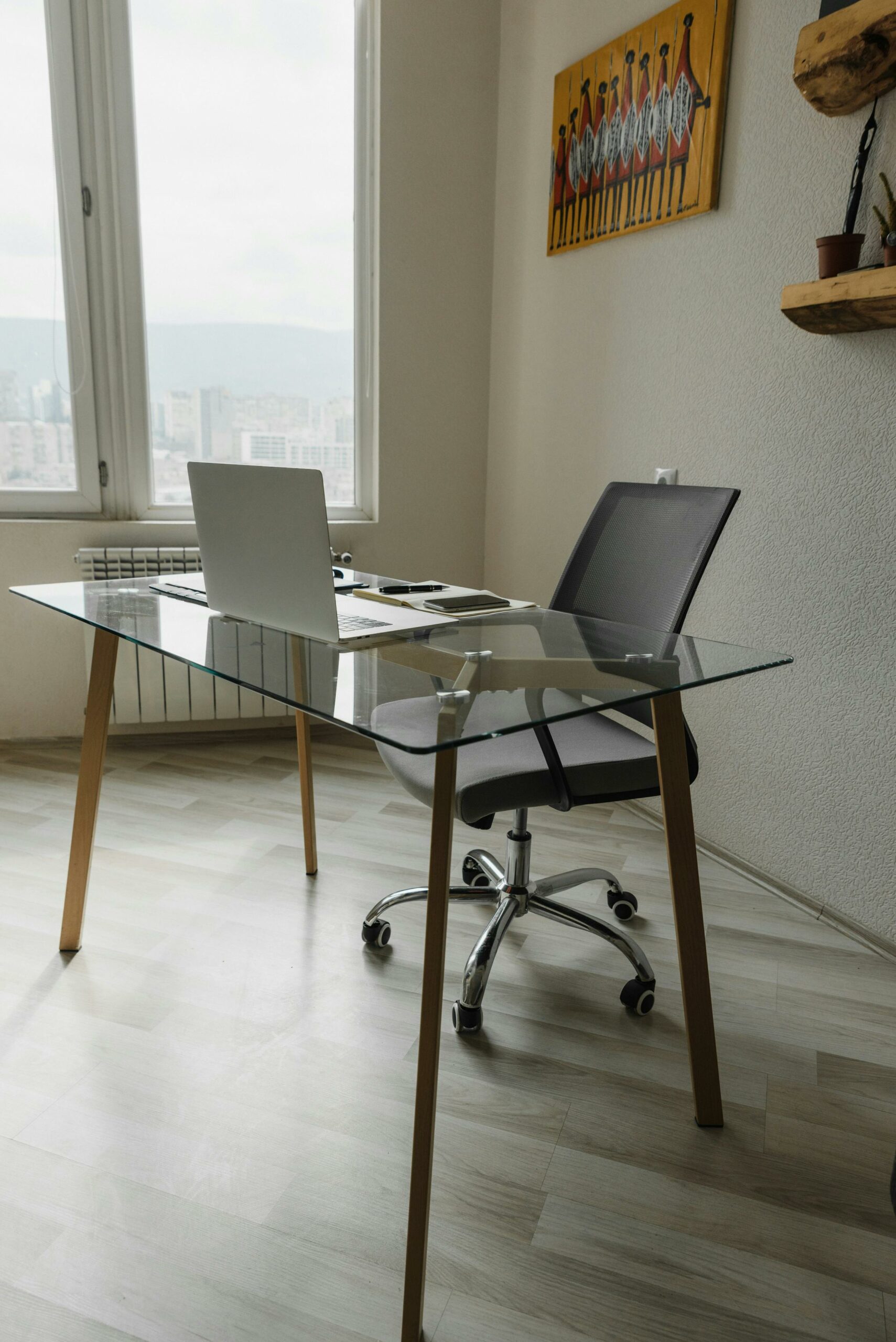 Visualisation filaire d'une implantation d'entreprise